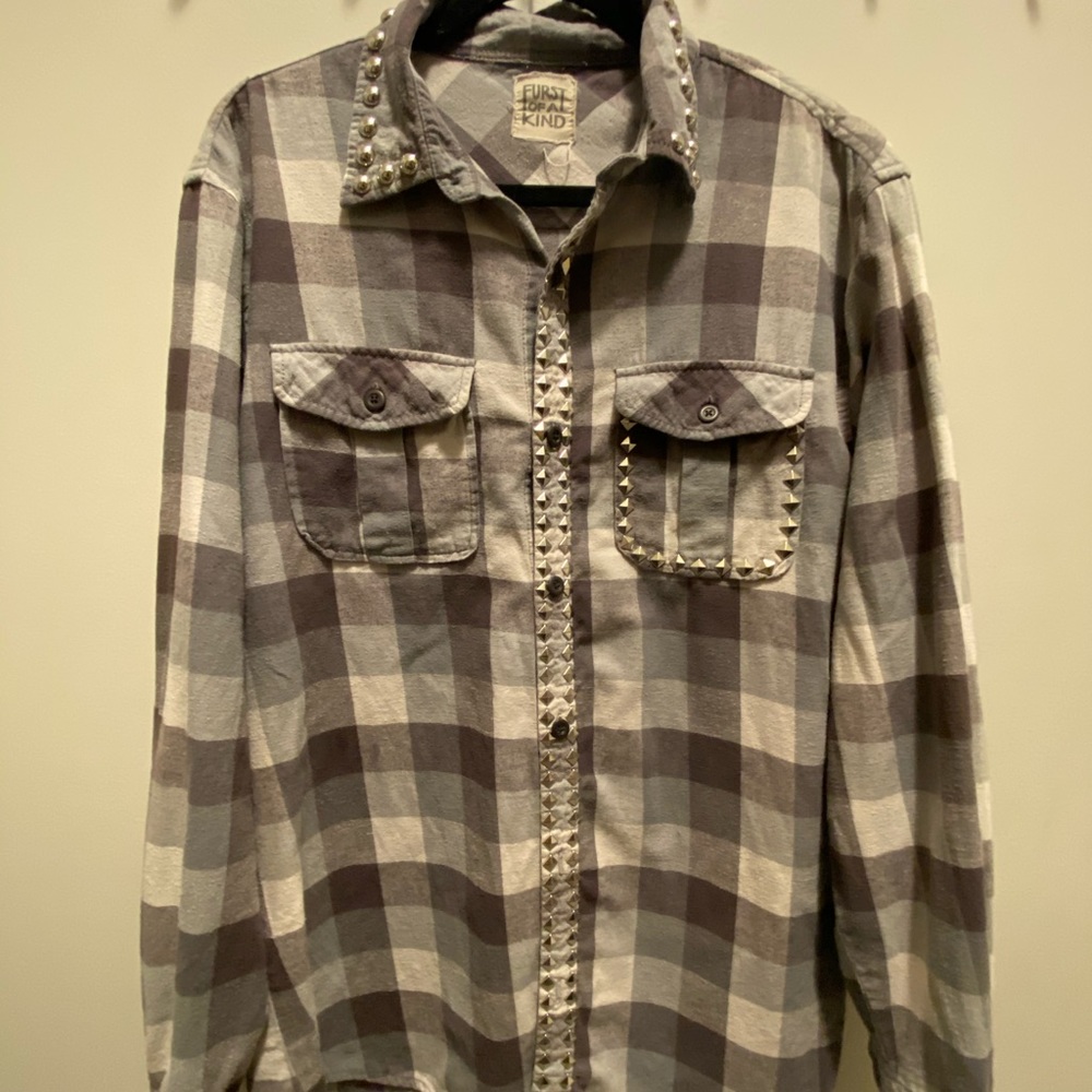 LF Studded Grey Flannel